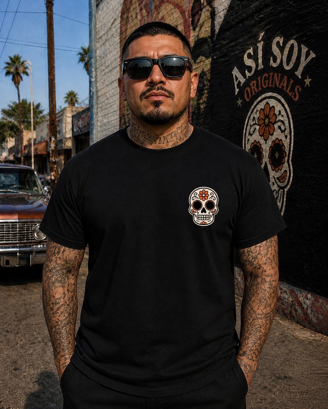 Raised on Frijoles Tee – Black