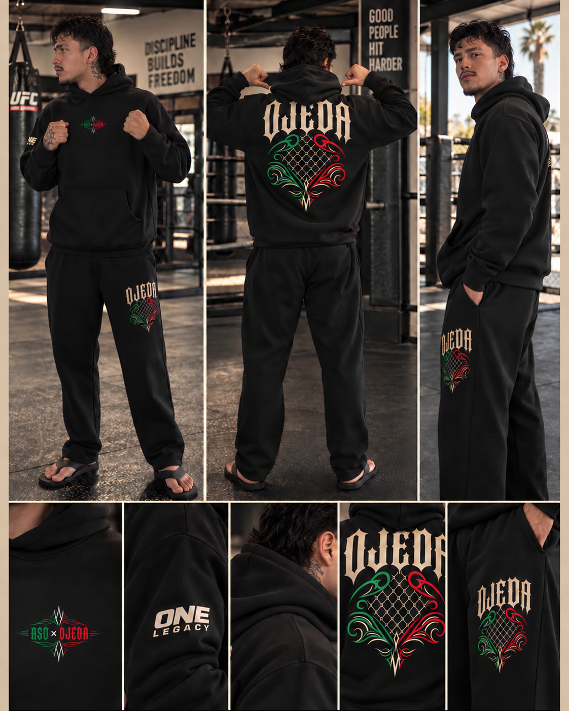 ASO × OJEDA HOODIE + SWEATPANTS SET