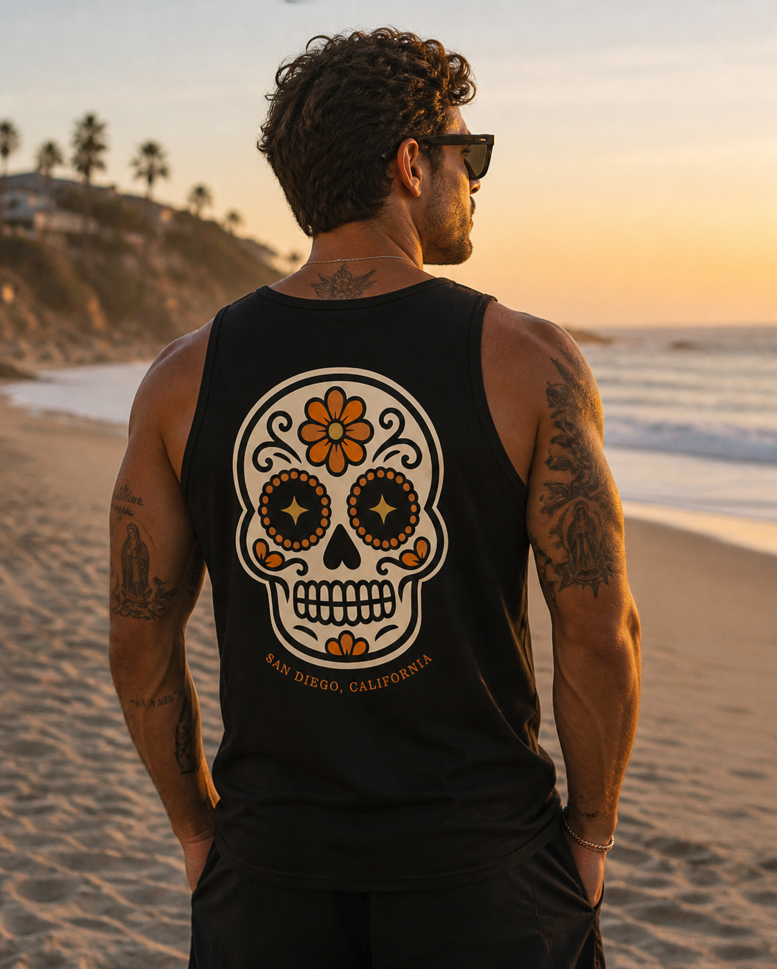 Así Soy Calavera Tank — San Diego Edition